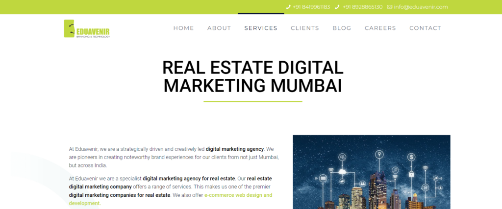 Eduavenir digital marketing agency for Real Estate